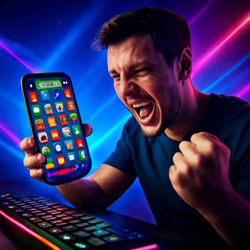 bj6 mobile grid with bright tiles