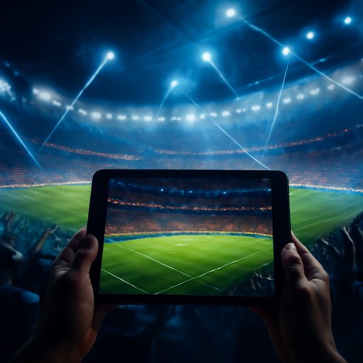 bj6 football match screen on tablet